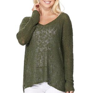 HELMUT LANG 100% Silk Knitted Pullover Top